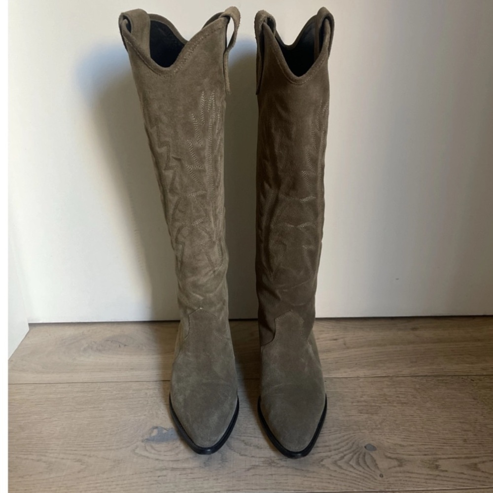 Isabel Marant Tan Suede Women's Boots size 38